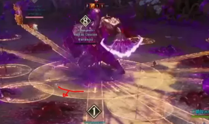 Voiceline « Red blood bursts forth » : la couleur annoncée est le rouge