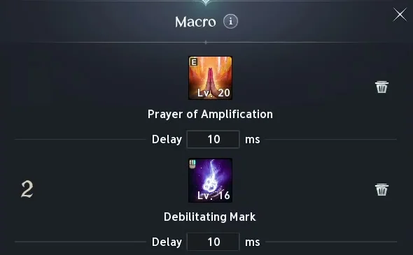 Macro Prayer of Amplification et Debilitating Mark