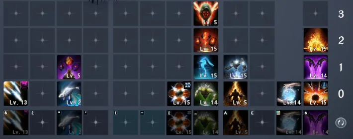 Chaîne de sorts du Spirit Master, option 2 avec Elemental Fusion isolée