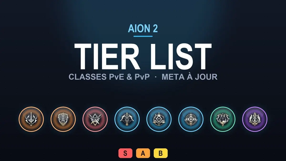 Tier List Aion 2 : meilleures classes PvE et PvP
